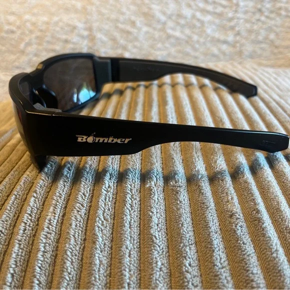 Bomber Boogie Bomb Black Rectangle Bg103 Sunglasses 138-0-150 - Picture 5 of 11